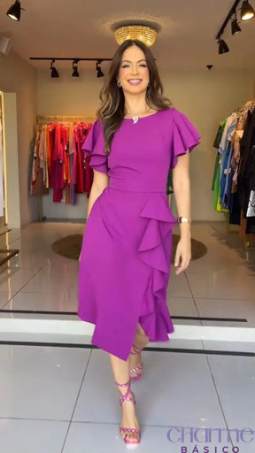 Vestido Amethyst – A Delicadeza da Elegância!