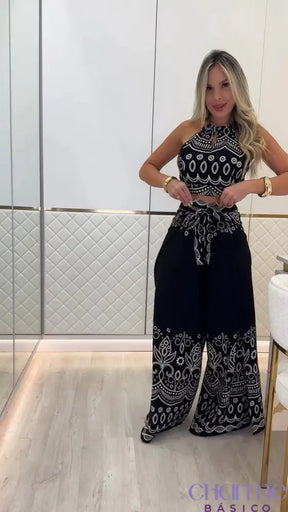 Conjunto Bohemian Elegance – Sofisticação e Estilo em Uma Combinação Única!