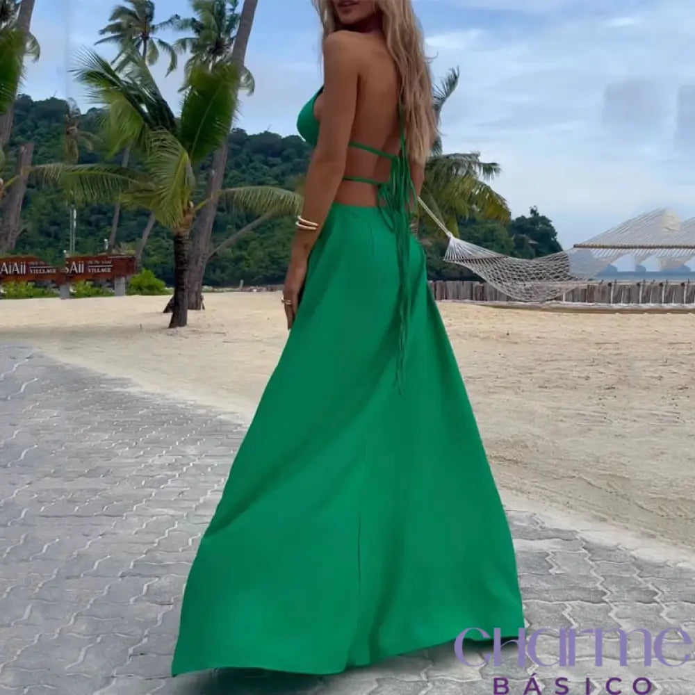 Vestido Feminino Para Praia - Occo