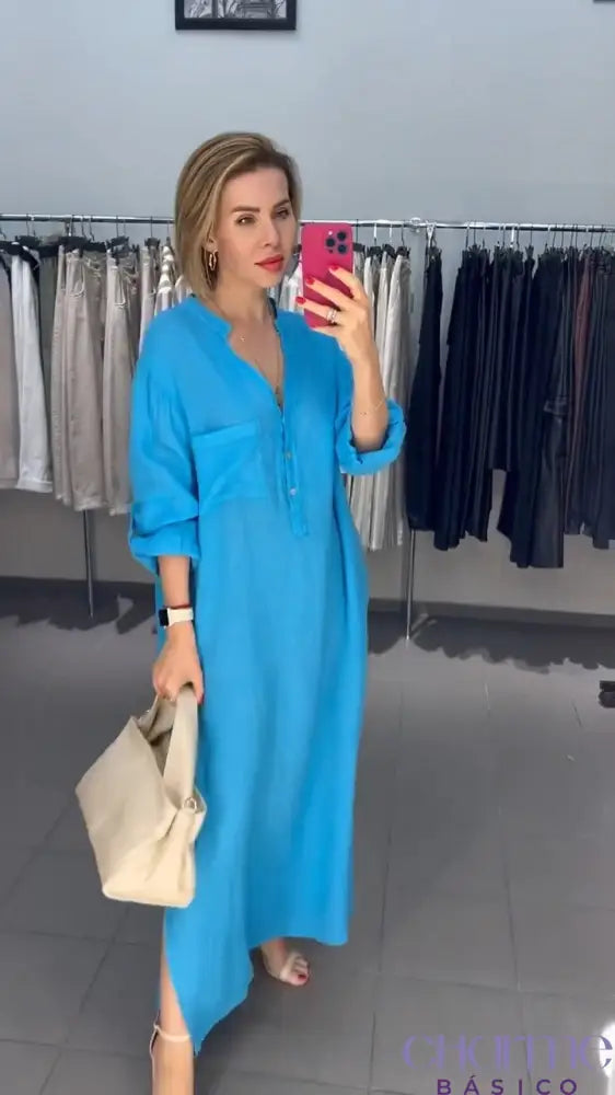 Vestido Helena – Elegância e Conforto para o Dia a Dia