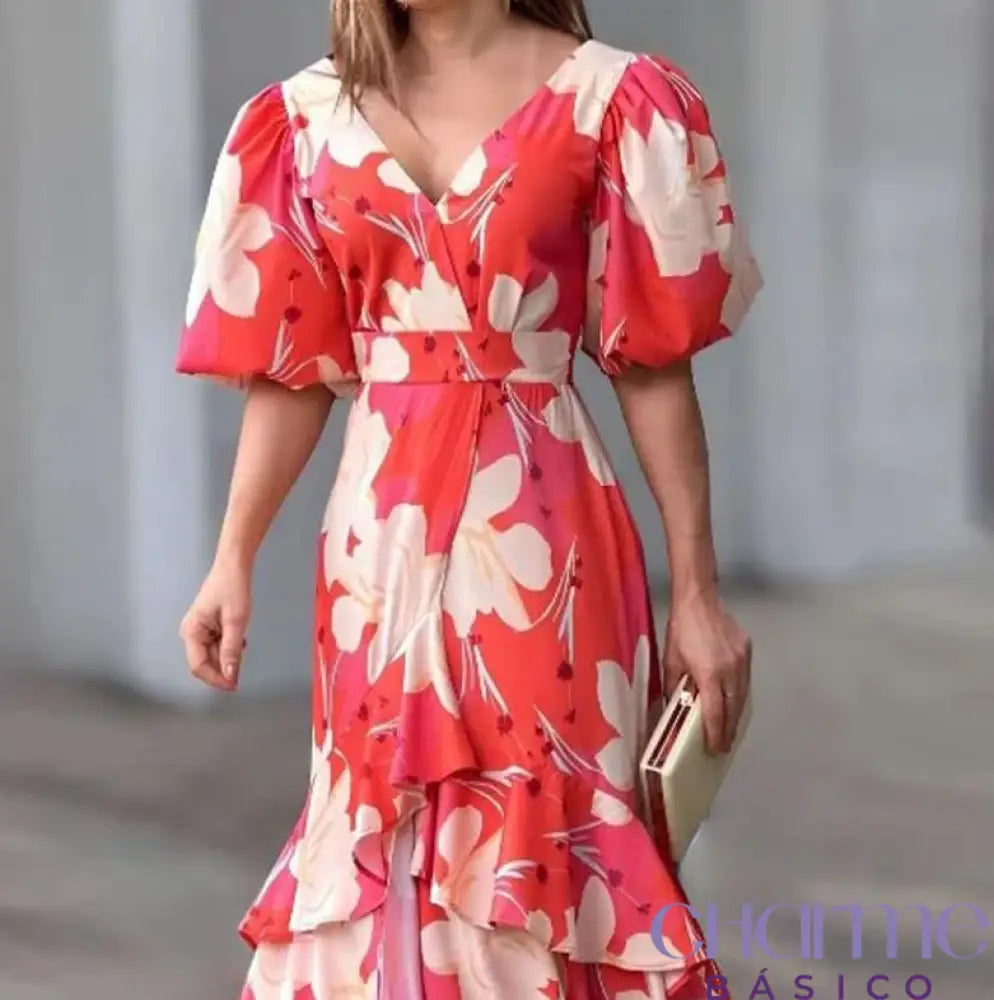 Vestido Feminino Soltinho Para o Verão - Primavera