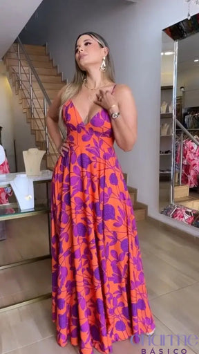 Vestido Longo Serena – A Perfeição em Cada Traço