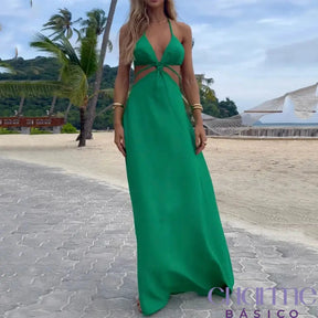 Vestido Feminino Para Praia - Occo